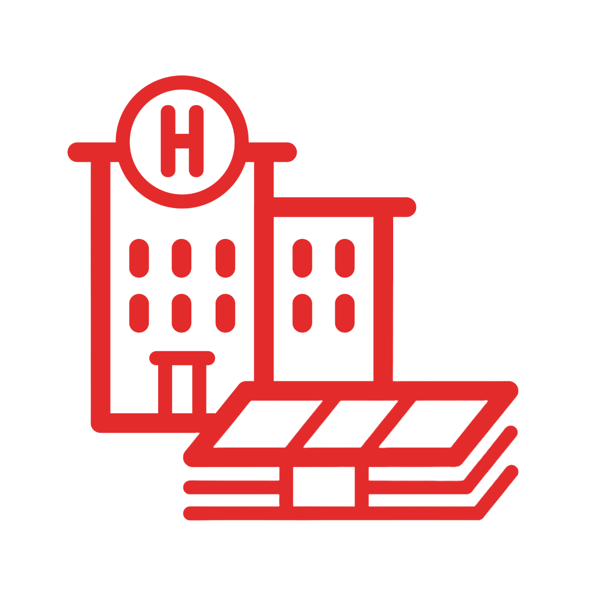 Ein Spital-Symbol.
